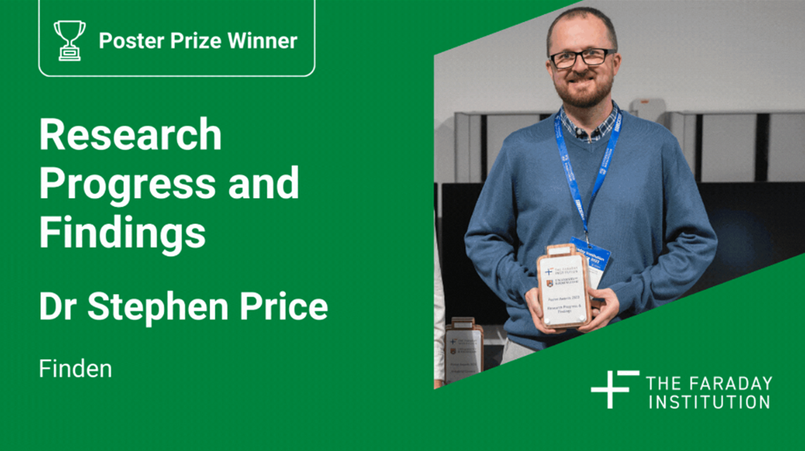 Photo of Stephen Price wining poster prize